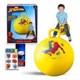 Marvel Spiderman Hopper Ball Bundle  Incluye Bola De Tolva D