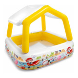 Piscina Inflable Intex Cuadrada Para Niños Con Techo  57470