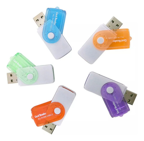 Leitor Gravador Adaptador Usb Cartão Memória Sd Micro Sd