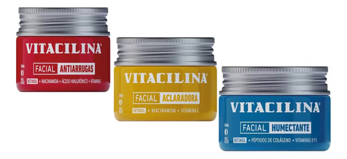 Vitacilina Crema Facial Aclaradora Humectante Y Antiarrugas