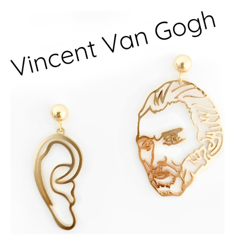 Aretes De Van Gogh Acero Inoxidable 