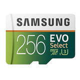 Samsung 256gb 100mb / S (u3) Tarjeta De Memoria Select Micr