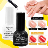 Base Coat Y Top Coat City Girl 10ml Gel Soak Off Uv Led Semi