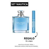 Set Nautica Voyage 100ml +mascara De Pestañas Kind&free Rimm