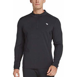 Top - Baleaf Men's 1-4 Zip Pullover Thermal Running Shirts L