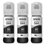 Epson T544120 Tinta De Impresora Negra T544120 De 65 Ml Kit 3 Un