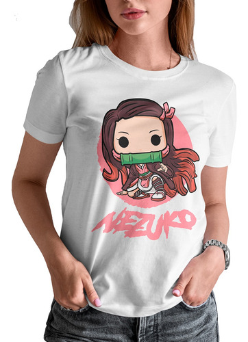 Blusa / Playera Demon Slayer Nezuko Anime Para Mujer #133