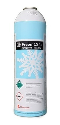 Refrigerante Freon 134a - 1kg - Chemours - Con Tapa Válvula