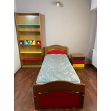 Juego De Dormitorio Infantil, C/colchón Simmons De Resortes