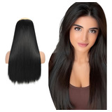 Aplique De Cabelo Tic Tac Orgânico Liso/longo 70cm - 150g