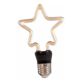 Ampolleta Led Figuras Vintage Lampara Decoracion Estrella