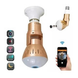 Foco Camara Espia Wifi Ip Hd Leds iPhone Sensor Movimiento