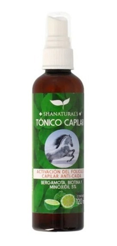 Tónico Capilar Bergamota Biotina Minoxidil 5% Gde Shanatural