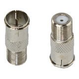 Conector F Acople Rapido Hembra Pin Fino Rosca A M X 2u Htec