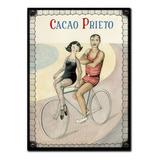 #341 - Cuadro Vintage 30 X 40 - Bicicleta Antigua No Chapa