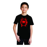 Playera Niño Unisex Superhero Marvel Spiderman Miles Morales