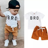 Conjunto Shorts Y Playera Niño Bebé