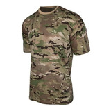 Remera De Algodón Camuflado Multicam - Turdera