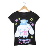 Playera De Cinnamoroll Sanrio Juvenil Camiseta Kawaii