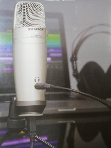 Microfono Samson C01u Pro, Usb Condenser