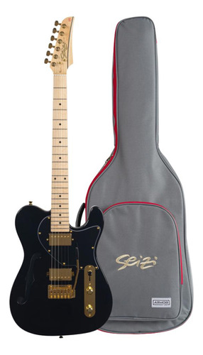 Guitarra Telecaster Hh Seizi Katana Kabuki Bk Gold 