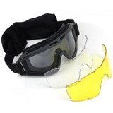 Goggles Militares Tactico Careta Gotcha Airsoft + Estuche Or