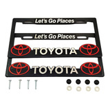 Porta Placas Toyota Camioneta Auto Camion Marcos Kit Lgp
