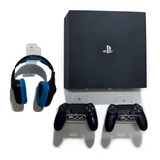 Soporte Base Repisa Econom Ps4 + Sop Controles + Sop Diadema