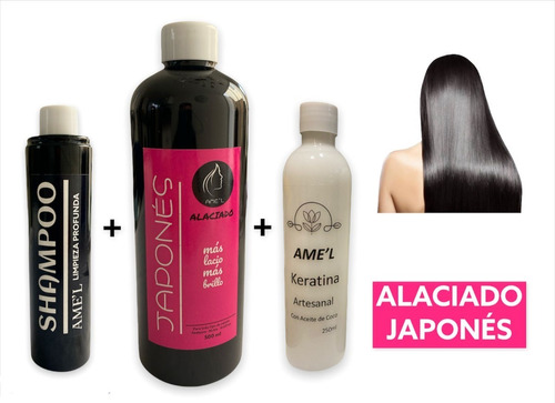 Alaciado Japonés Regalo Shampoo Limpieza Más Keratina 500ml