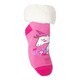 Media Escarpin Pantufla Corderito Bebes Antideslizante Sox