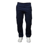 Pantalon Cargo Azul Reforzado Elastizado Hombre - Jeans710