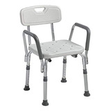 Drive Medical Knock Down Bath Bench With Back And Padded