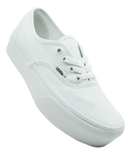 Tenis Vans Authentic Platform Vn0a3av8w00 True White Women's