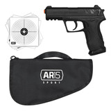 Pistola De Pressão Gamo C-15 Blowback 4.5mm +capa 30cm Preta