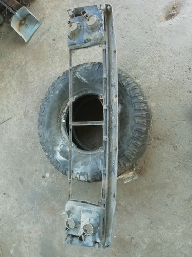 Marco Frontal Fibra Jeep Wagoneer 1986 Al 1991. Reparado  Foto 4