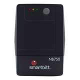 No Break Smartbitt 750 Va / 375 W Negro Ups Sbnb750