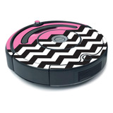 Skin Para Irobot Roomba 675 Cobertura Mínima Pink Chevron |