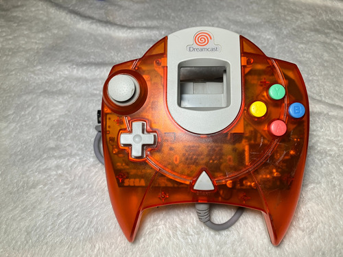 Controle Sega Dreamcast Laranja Chu Chu Rocket Hkt7700 Jap B