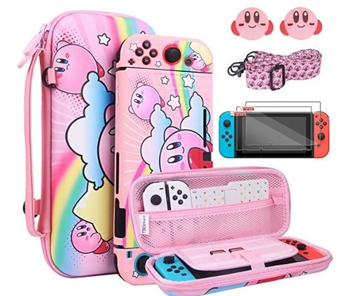 Kit Kirby De Protección Para Nintendo Switch 2017