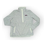 Sudadera Vineyard Vines De Mujer Mediana Gris/verde