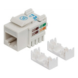 Jack De Red Intellinet 210591 Blanco, Cat 6, Rj45 Color Blanco