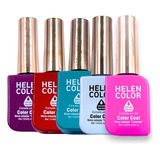 Coleção Conexão Esmaltes Em Gel Helen Color 5un 