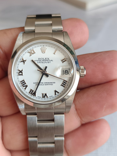 Reloj Rolex Datejust 31mm Cadete Serie F Año 2005 Ref 78240 