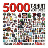 Pack 5mil Vectores Premium  Camiseta Sublimar Serigrafía