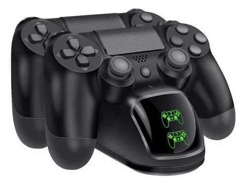 Cargador Base Para Controles De Ps4 Carga Dual Con Luz Led