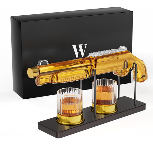 Whiskey Decanter Sets For Men, 20.3 Oz Decanter Set With ...