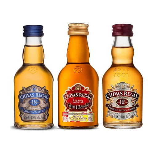 Pack Mini Whisky Chivas Regal - mL a $538