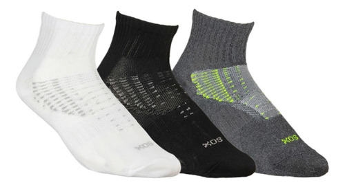 Medias Sox Hombre Tripack De108c Caña Corta Running Ciclismo