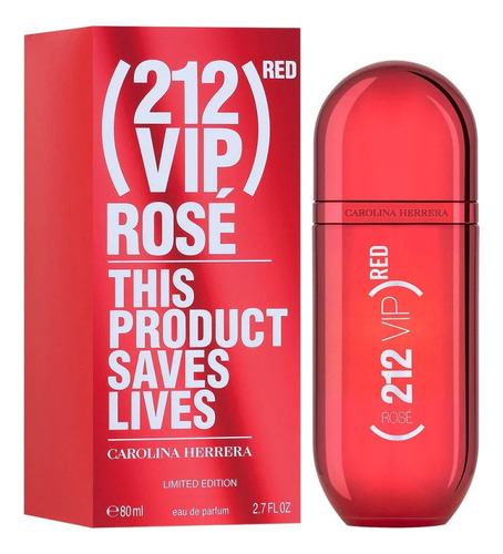 Carolina Herrera 212 Vip Rose Red Edp 80ml 