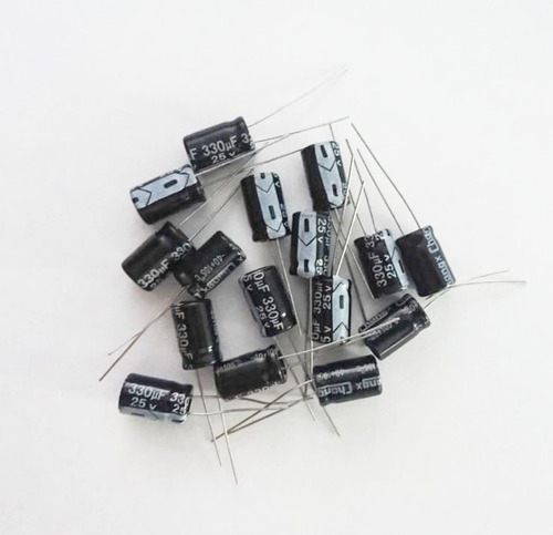 10 Unidades 25v 330uf Mf Condensador Eléctrolitico Capacitor